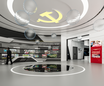 Modern Exhibition Hall-ID:246432077