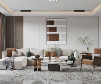 Modern A Living Room-ID:566647052
