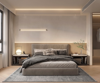 Modern Wabi-sabi Style Bedroom-ID:739223006