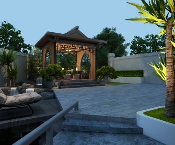 New Chinese Style Courtyard/landscape-ID:530180961