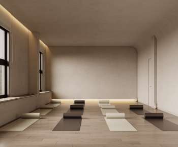 Wabi-sabi Style Yoga Room-ID:816112046