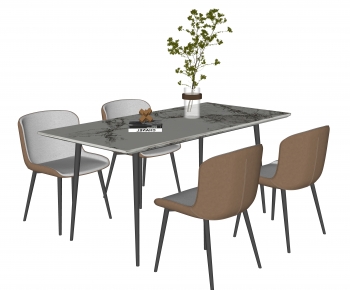 Modern Dining Table And Chairs-ID:579274892