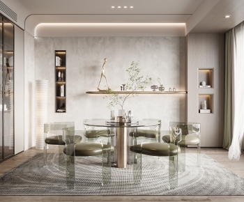 Modern Wabi-sabi Style Dining Room-ID:993616101