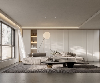 Wabi-sabi Style A Living Room-ID:460413934