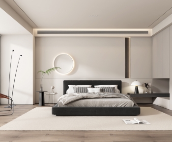 Modern Wabi-sabi Style Bedroom-ID:516812099