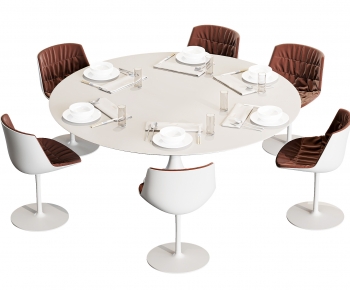 Modern Dining Table And Chairs-ID:505495078