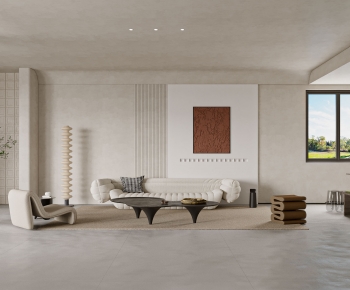 Wabi-sabi Style A Living Room-ID:375270866
