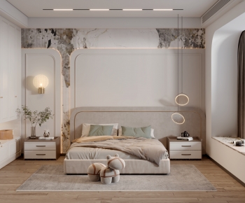 Simple European Style Bedroom-ID:157614958