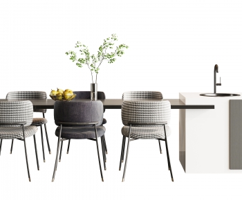 Modern Dining Table And Chairs-ID:138778926