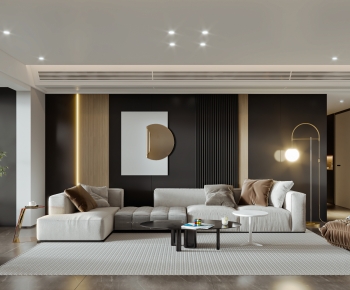 Modern A Living Room-ID:630302917