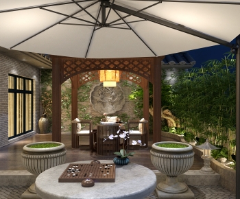 New Chinese Style Courtyard/landscape-ID:575318107