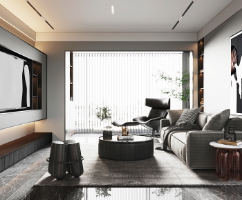 Modern A Living Room-ID:675831084