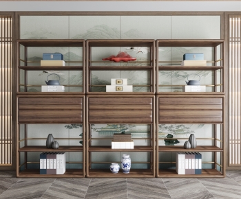 New Chinese Style Shelving-ID:553069118
