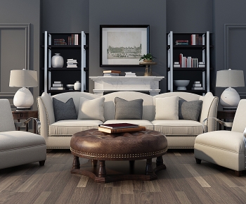 American Style Sofa Combination-ID:387979985