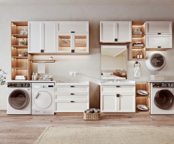 Nordic Style Washing Machine-ID:905077939
