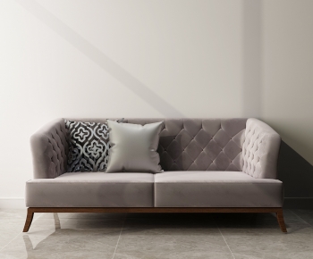 Simple European Style A Sofa For Two-ID:660717018