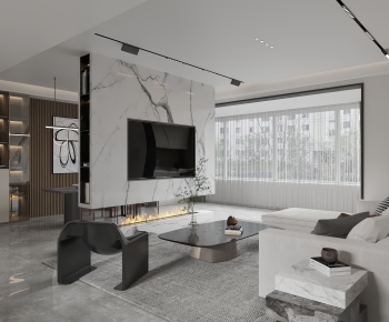 Modern A Living Room-ID:669970993