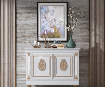Simple European Style Entrance Cabinet-ID:273514996