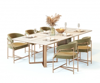 Modern Dining Table And Chairs-ID:696748979