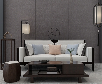 New Chinese Style Sofa Combination-ID:815017948