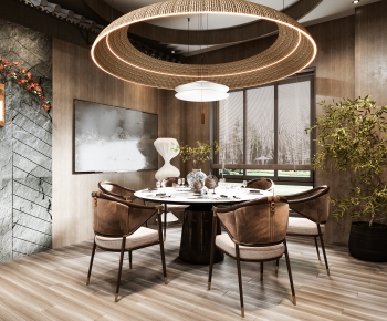 New Chinese Style Dining Room-ID:672487973