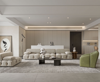 Wabi-sabi Style A Living Room-ID:585824977