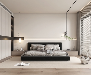 Modern Wabi-sabi Style Bedroom-ID:586066967