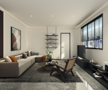 Modern A Living Room-ID:131710058