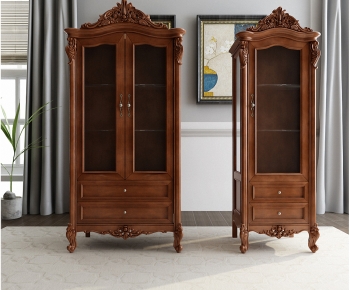 New Classical Style Wine Cabinet-ID:195714004