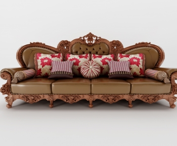 European Style Classical Style Multi Person Sofa-ID:963668862