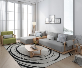 Nordic Style A Living Room-ID:286788922