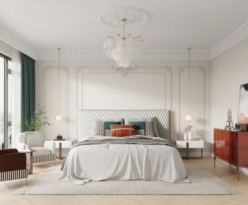 French Style Bedroom-ID:713645946