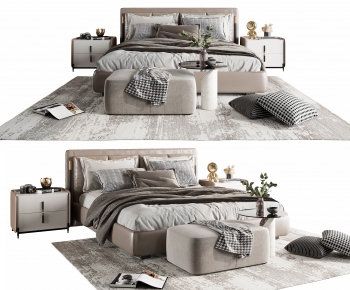 Modern Double Bed-ID:481656079
