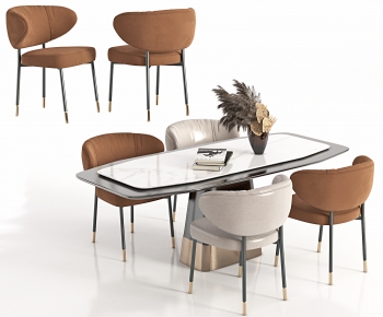 Modern Dining Table And Chairs-ID:929193026