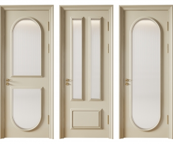 Modern French Style Single Door-ID:516366969