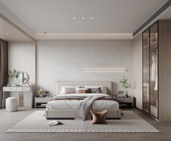 Modern Wabi-sabi Style Bedroom-ID:637403968