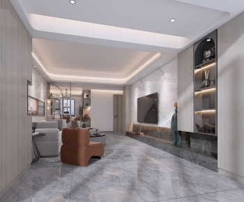 Modern A Living Room-ID:209842924