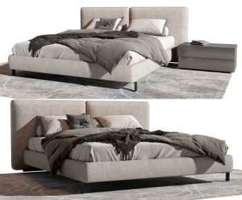 Modern Double Bed-ID:638192899