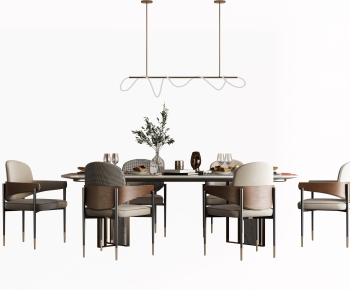 Modern Dining Table And Chairs-ID:815382966