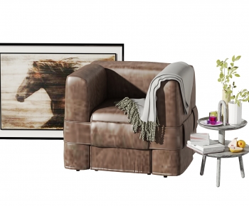 Modern Single Sofa-ID:235811954