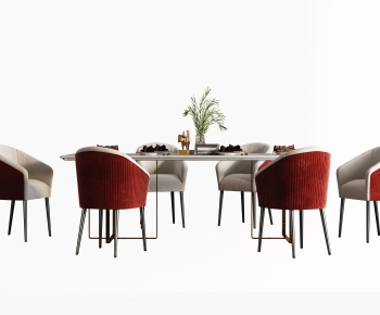 Modern Dining Table And Chairs-ID:207302096