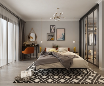 Nordic Style Bedroom-ID:479219912