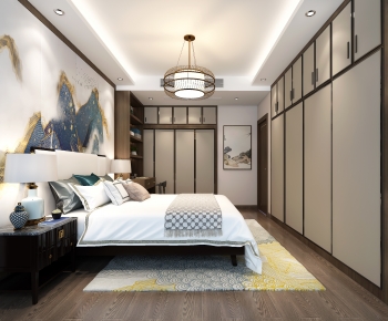 New Chinese Style Bedroom-ID:301506046