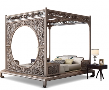 Chinese Style Double Bed-ID:511339902