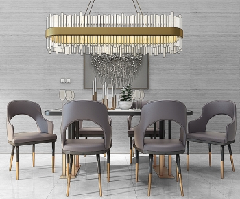 Modern Dining Table And Chairs-ID:840576897