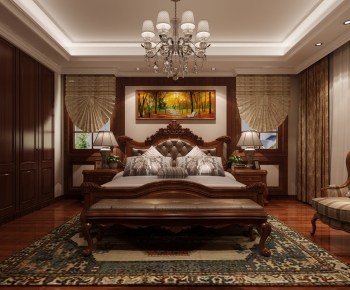 European Style Classical Style Bedroom-ID:967727905
