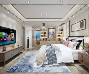 New Chinese Style Bedroom-ID:255815989