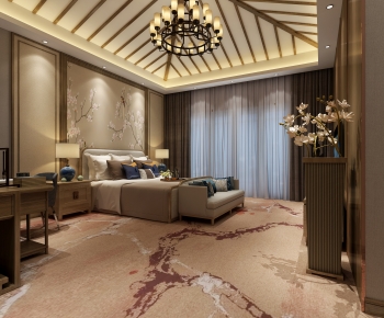 New Chinese Style Bedroom-ID:861061102