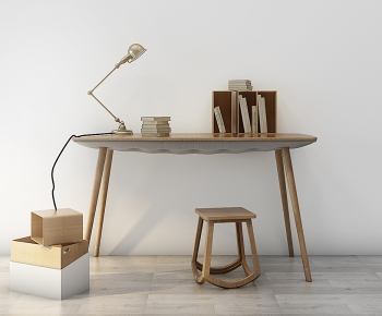 Nordic Style Computer Desk And Chair-ID:829320098