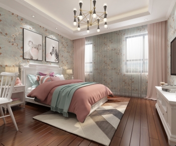 Simple European Style Bedroom-ID:288723957